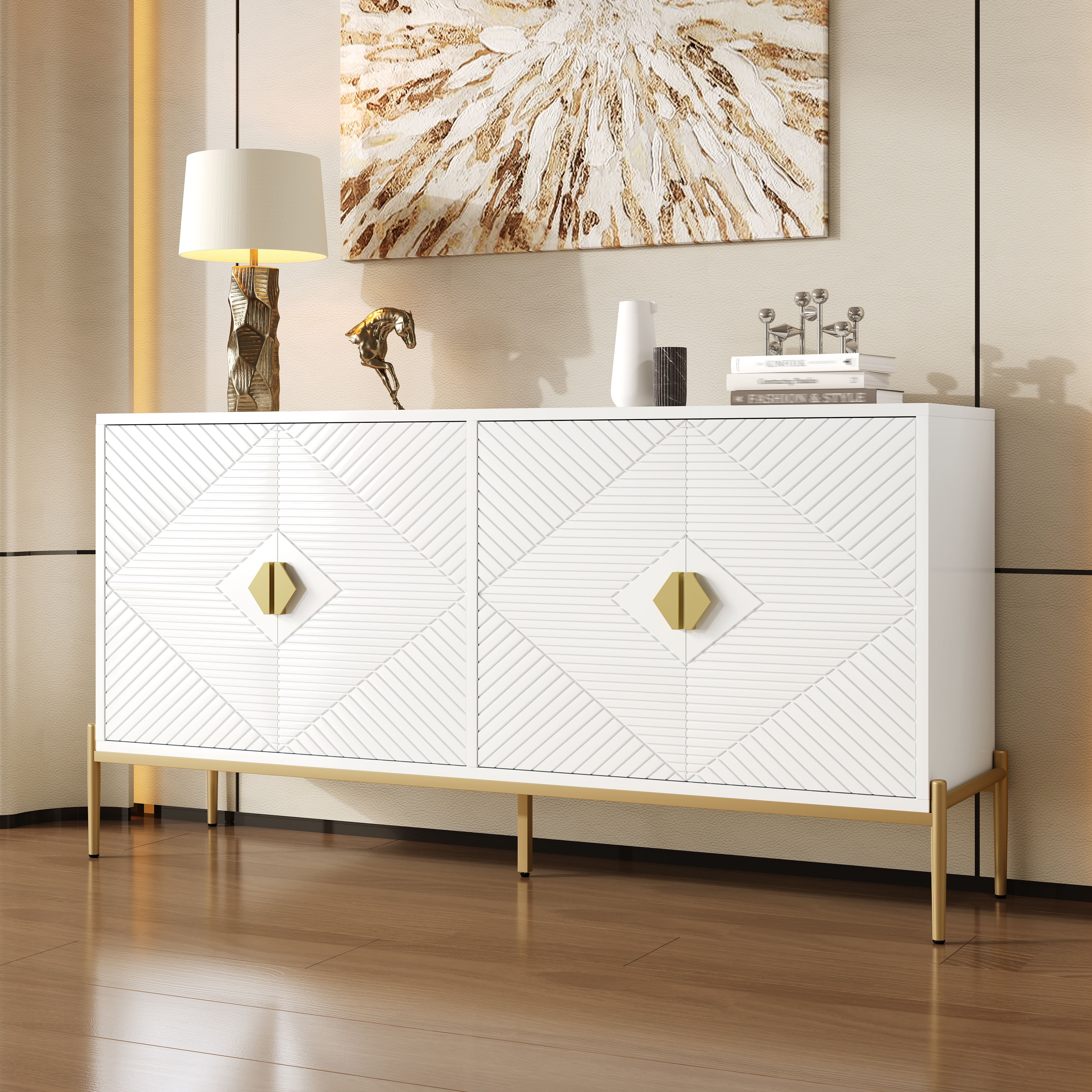 Modern Sideboard/Cabinet Storage Chest of Drawers 162 x 40 x 80cm