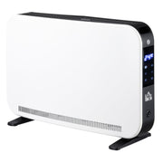 Heater Fan Electric, 2180W 3 Warm Levels 24-Hour Timer, Steel White