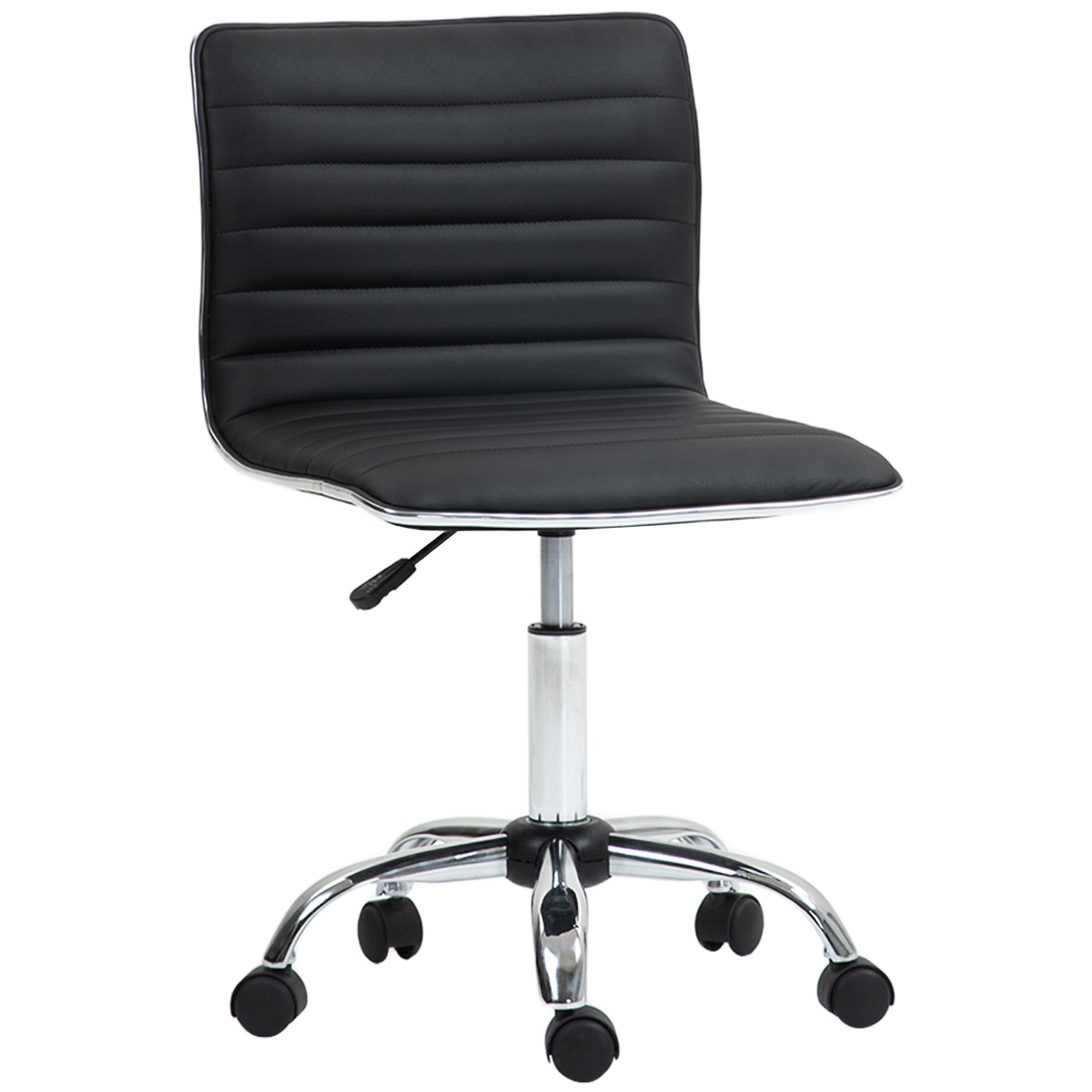 Bürostuhl, höhenverstellbar, drehbar, 120 kg, Schwarz