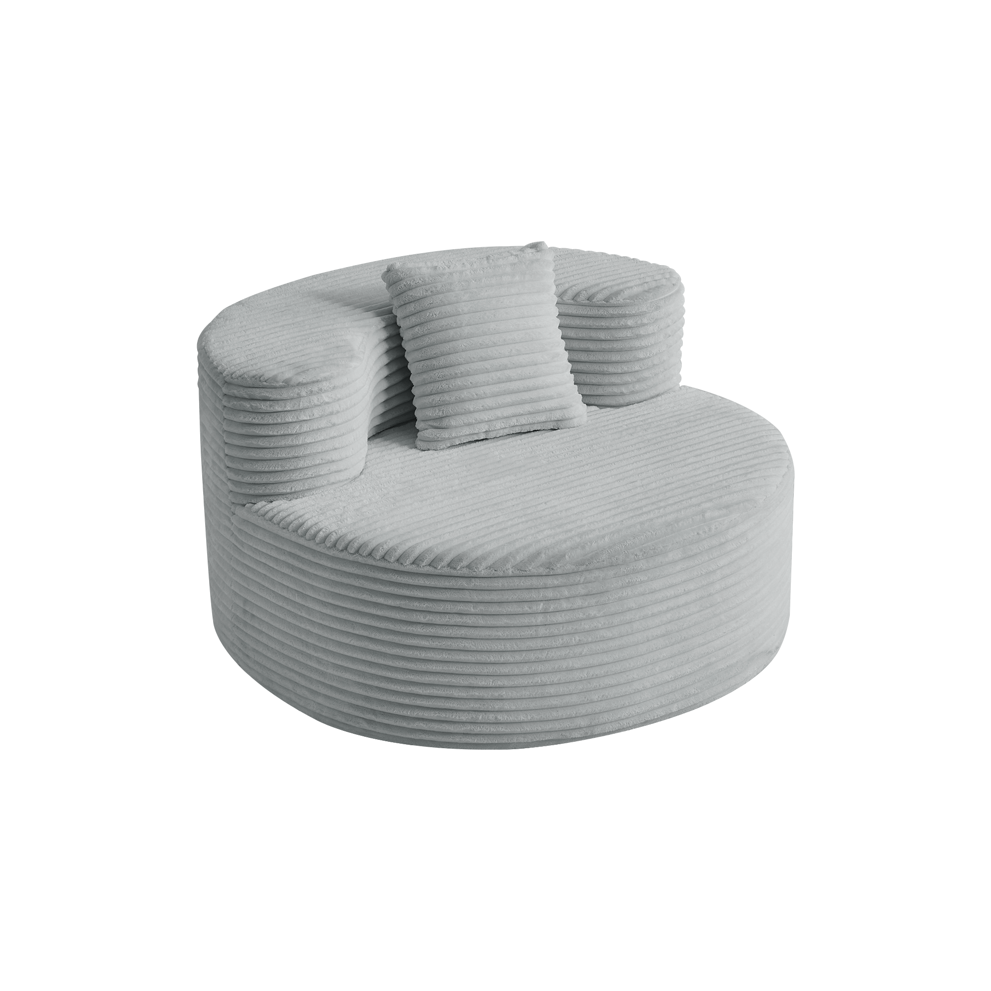 Adult Bean Bag Chair - Oversized Lounge Cushion - Flannel