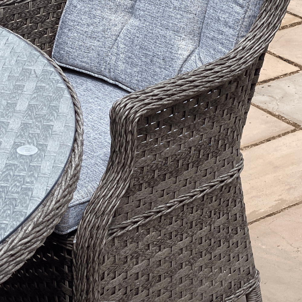 Boston - 4 Seater Round Set (Dark Grey) - Rathwood Store