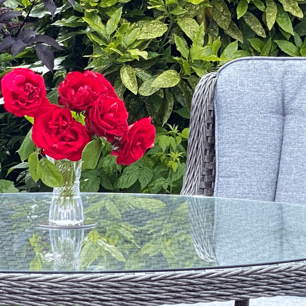 Boston - 4 Seater Round Set (Dark Grey) - Rathwood Store