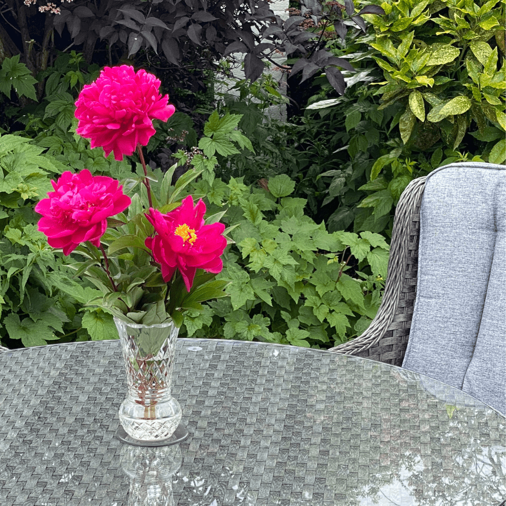 Boston - 4 Seater Round Set (Dark Grey) - Rathwood Store