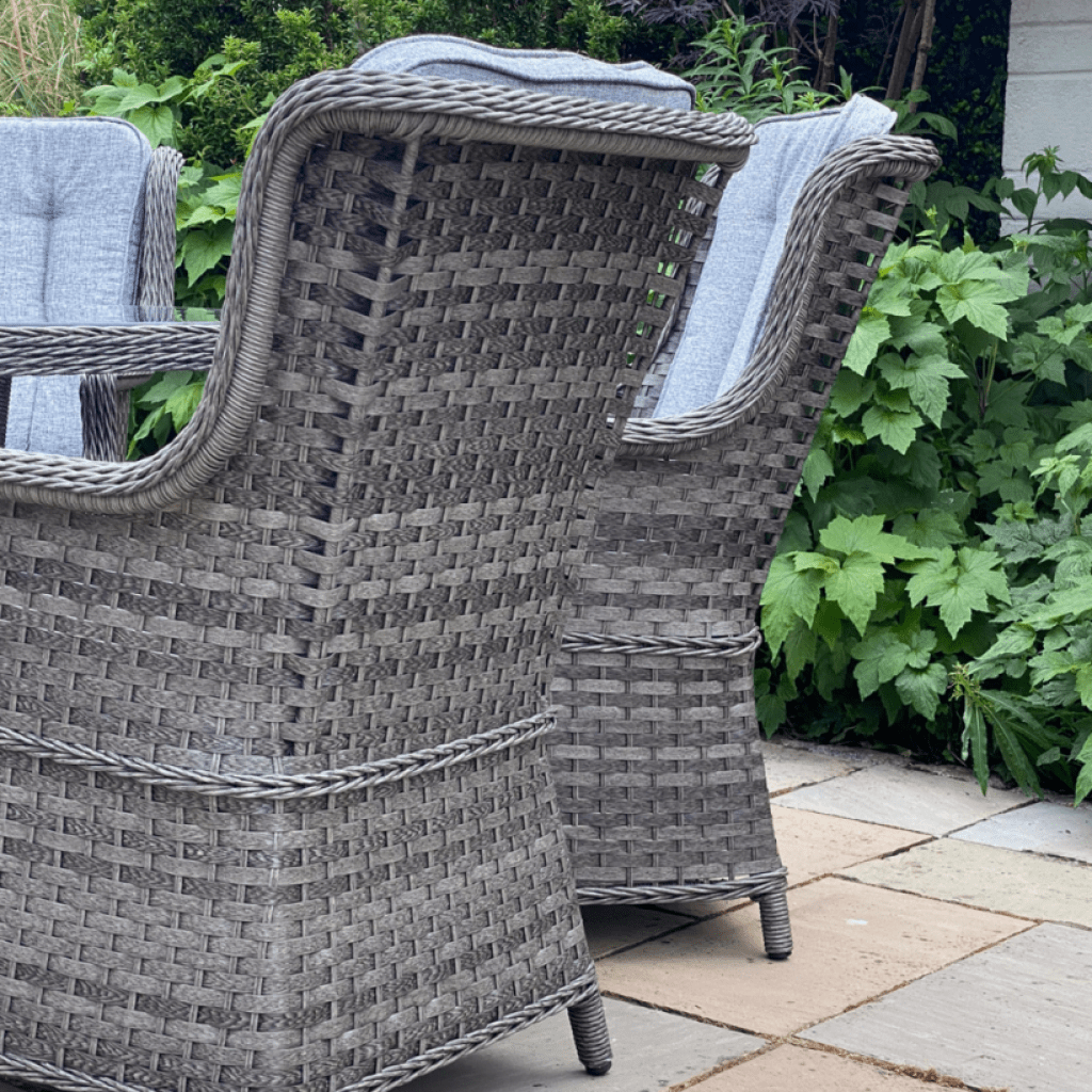 Boston - 8 Seater Round Set (Dark Grey) - Rathwood Store