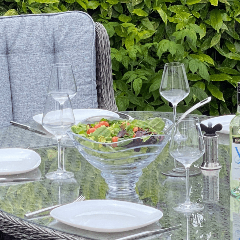 Boston - 8 Seater Round Set (Dark Grey) - Rathwood Store