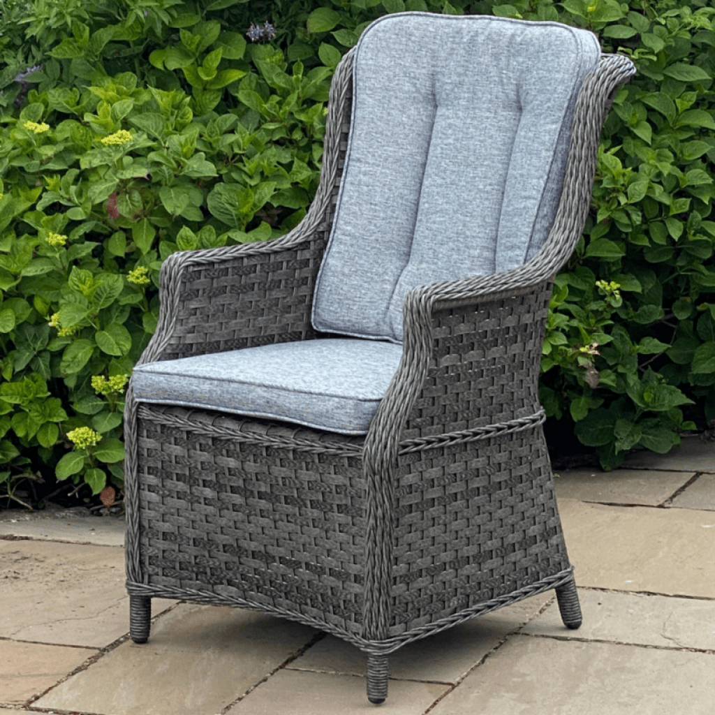 Boston - 8 Seater Round Set (Dark Grey) - Rathwood Store