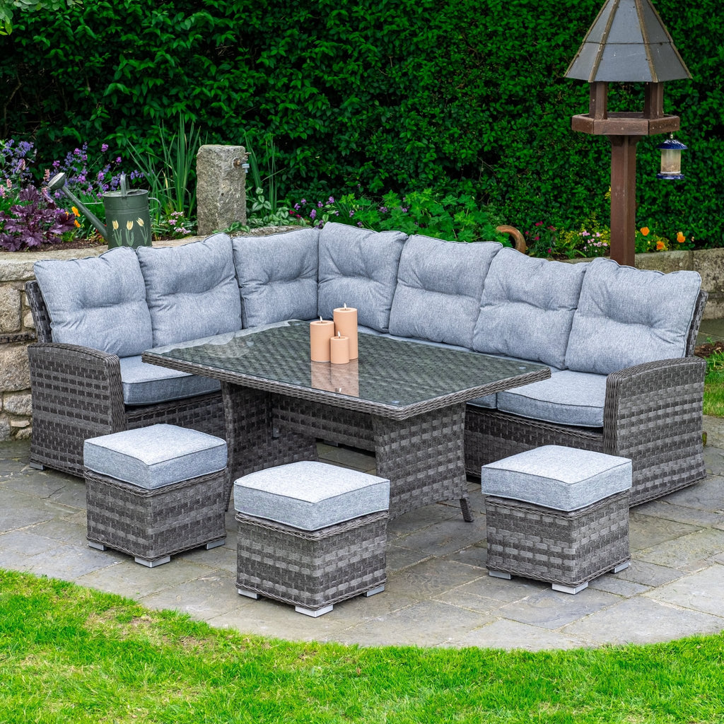 Boston - Casual Dining Set (Dark Grey) - Rathwood Store