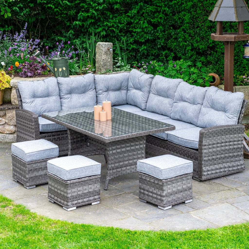 Boston - Casual Dining Set (Dark Grey) - Rathwood Store