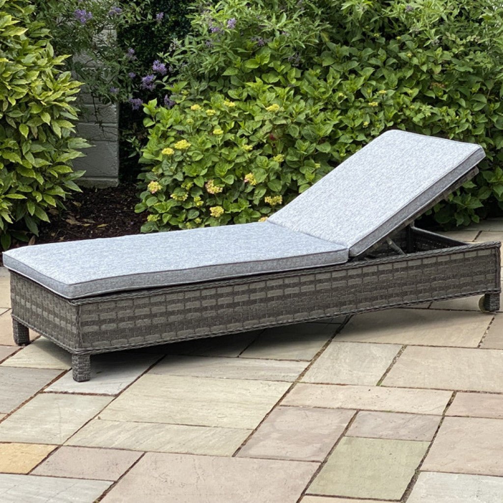 Boston - Lounger with Side Table (Dark Grey) - Rathwood Store