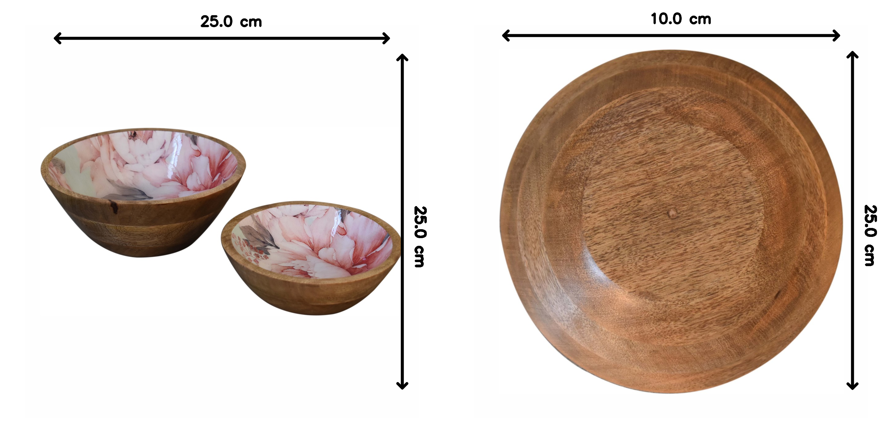 Serveware - Floral Bird Bowl, Set of 2
