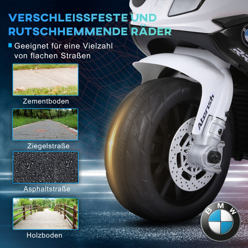 BMW S1000RR Electric Kids Motorcycle Music Headlights 18-36 Months - Black