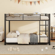 Bunk Bed 140x200 Classic Iron Frame - Black