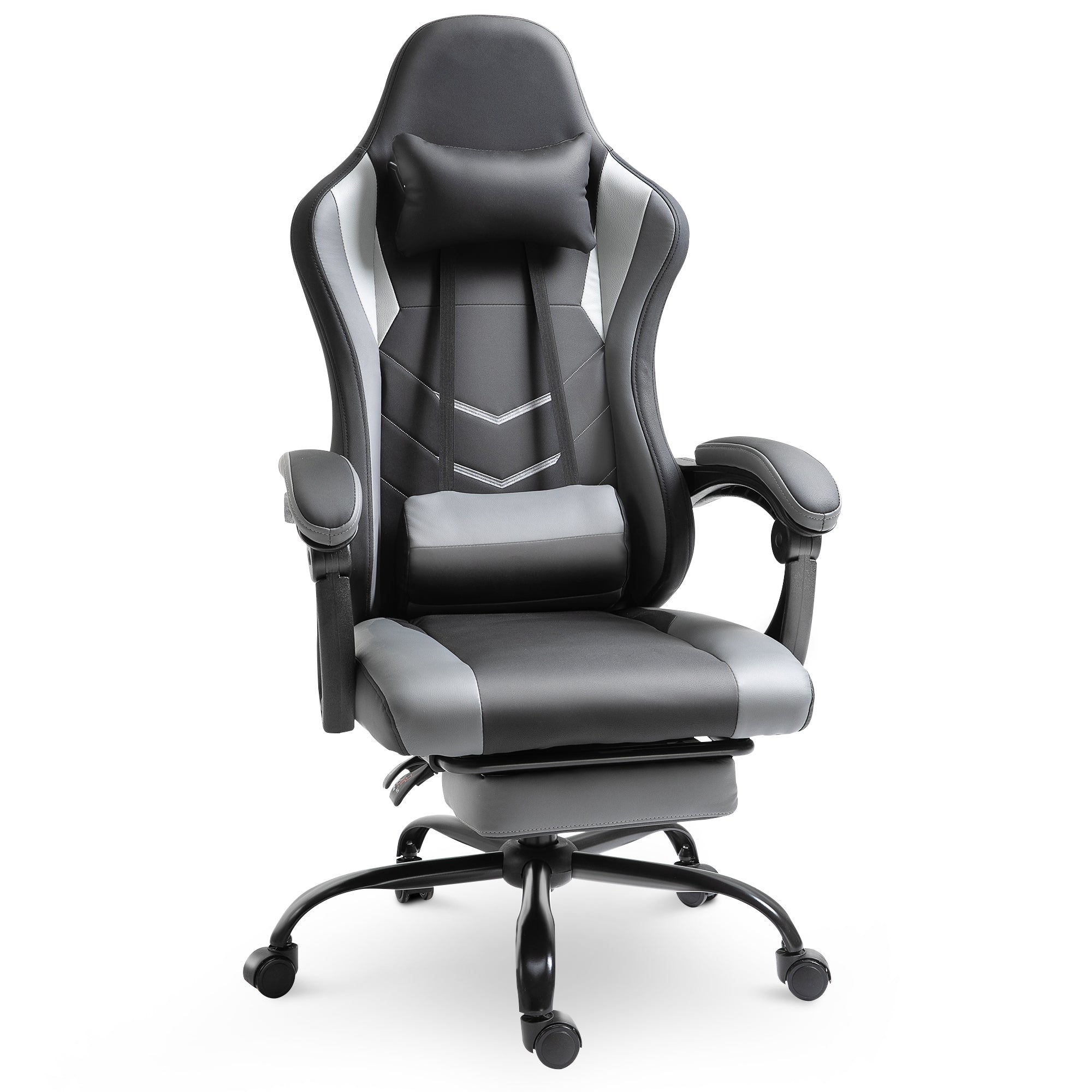 Vinsetto Gaming Chair, Ergonomic, Height-adjustable, Black