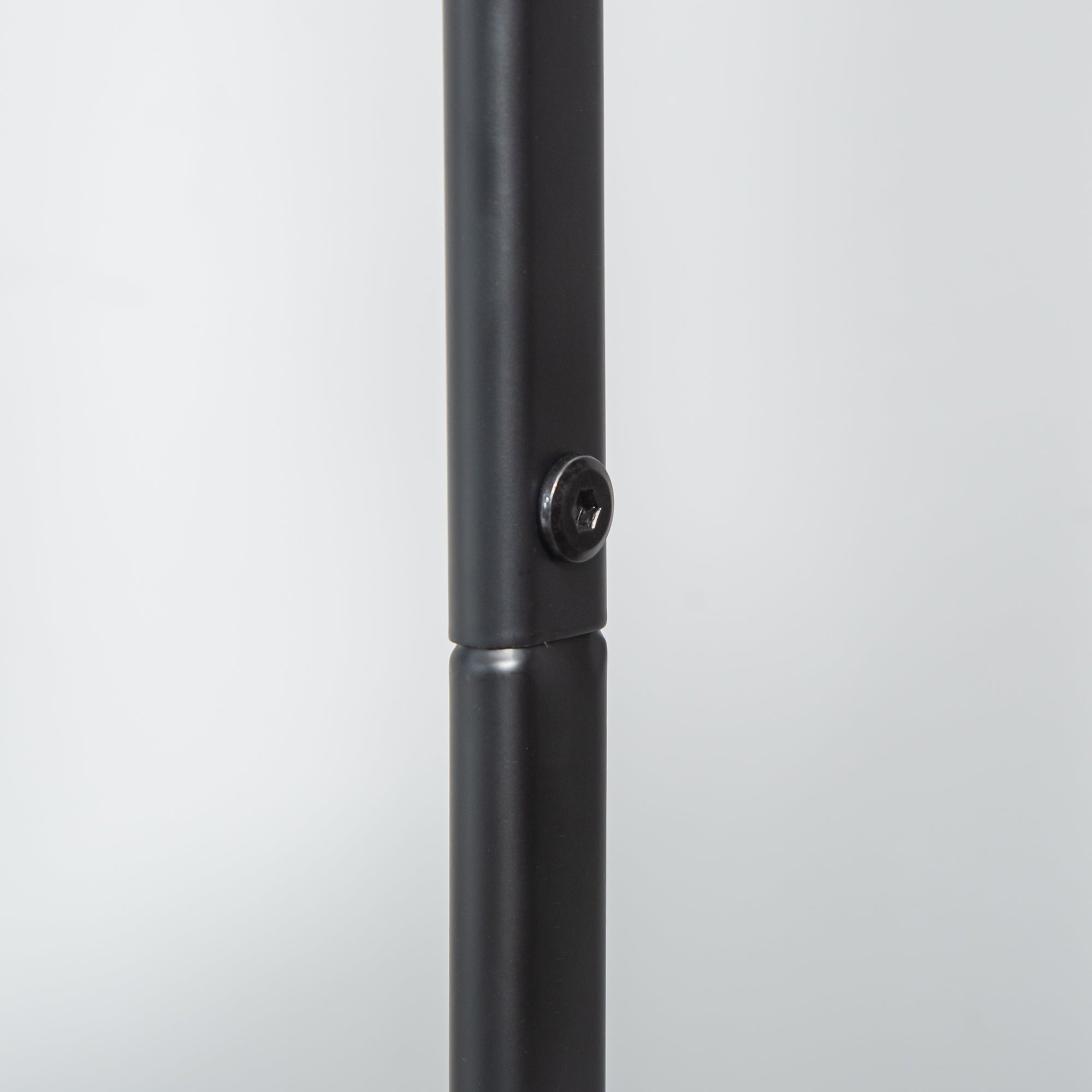 Kleiderständer, Rollen, Garderobenstange, Schuhregal, 16 kg Tragkraft, Schwarz