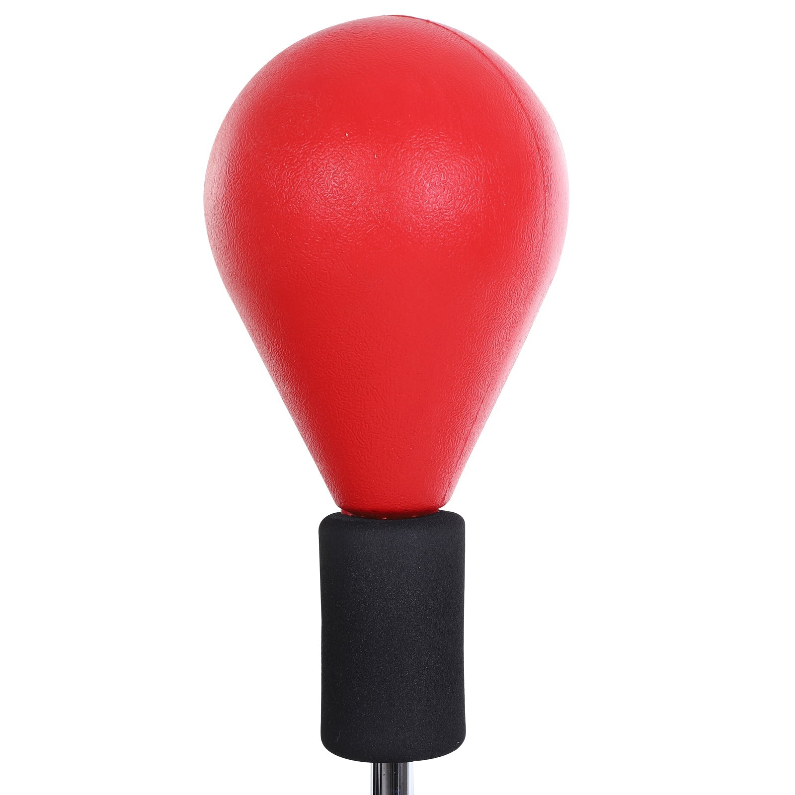 Punching Ball, Height Adjustable Standing Boxing Bag with Gloves, Red