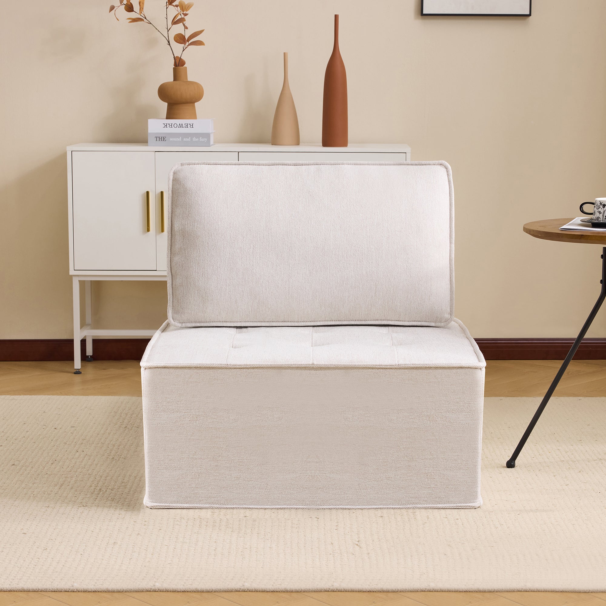 Einzelsofa, kleiner Sitzsack-Sessel, für Wohnzimmer, Schlafzimmer, Gästezimmer oder Kinderzimmer