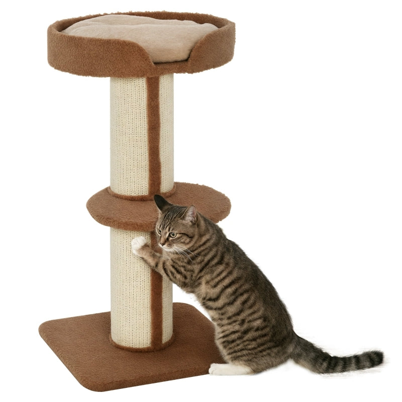Katzenbaum, 91 cm Sisalstämme, Plattform, Hellbraun