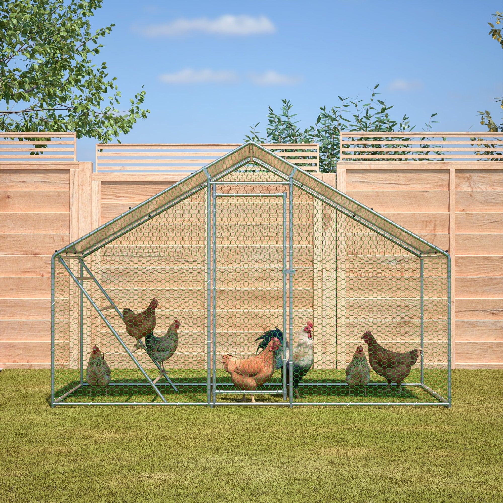 Chicken Coop - Run, Ladder, Secure, Weatherproof