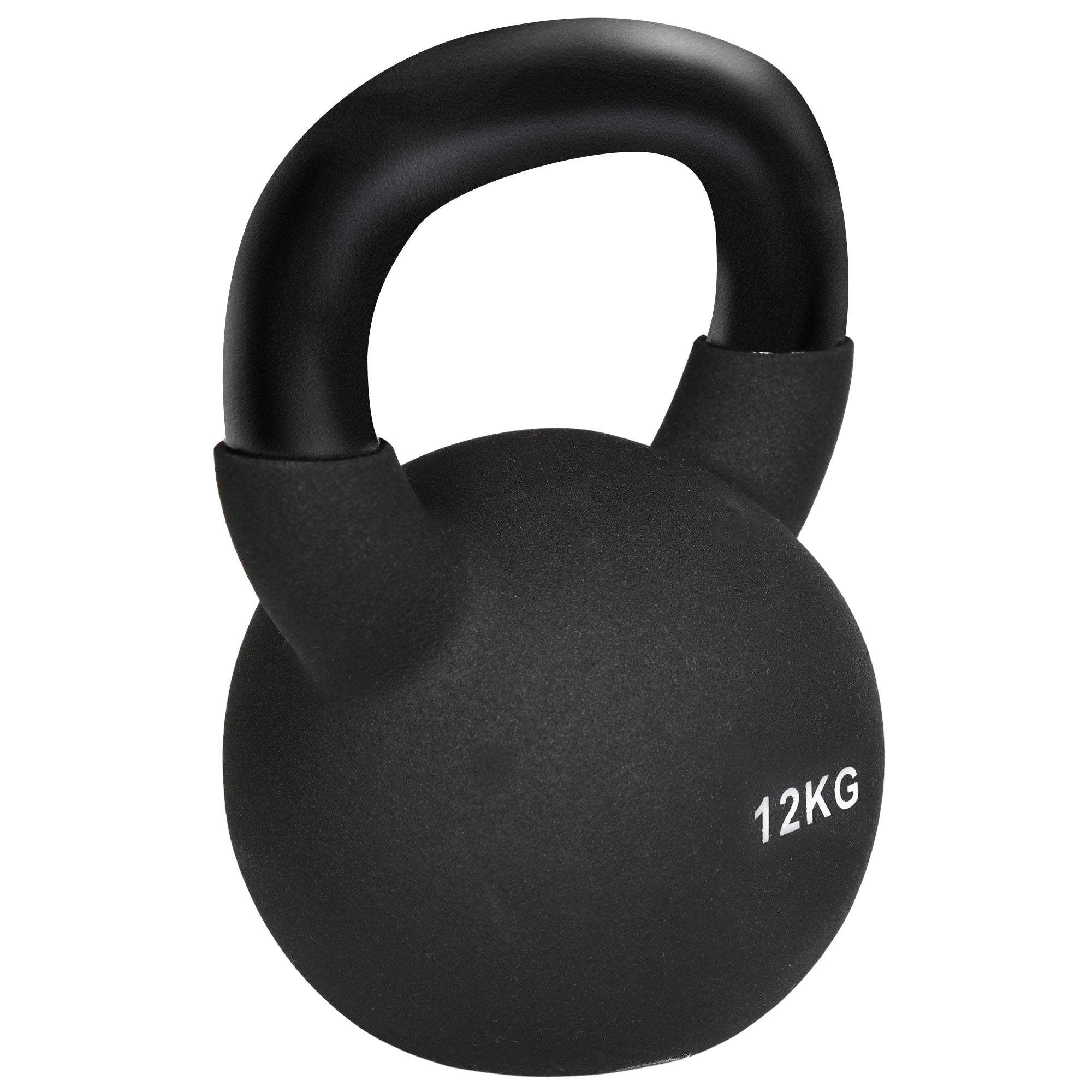 Kettlebell 12 KG Cast Iron Black