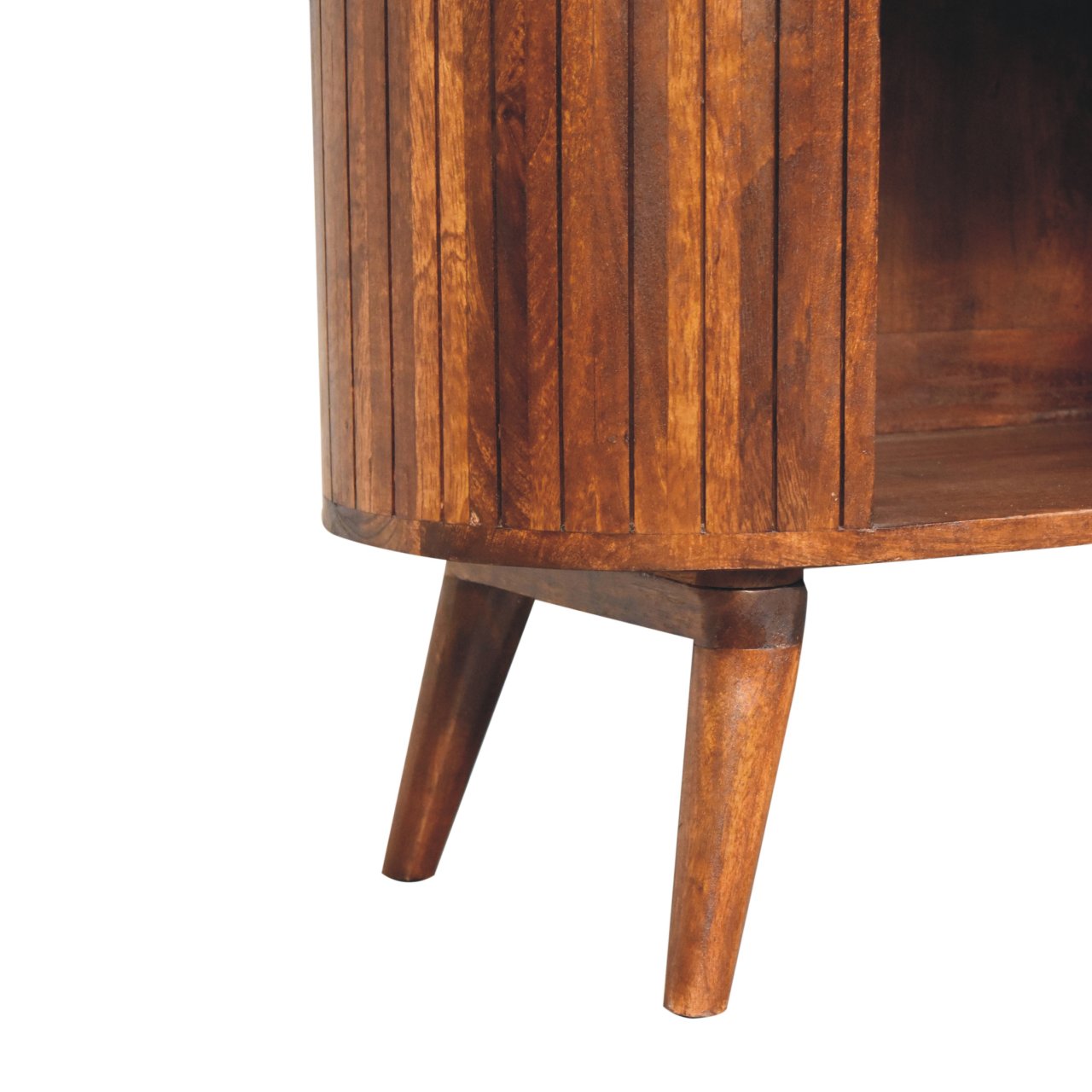 Cortez Open Cabinet Chestnut Wood