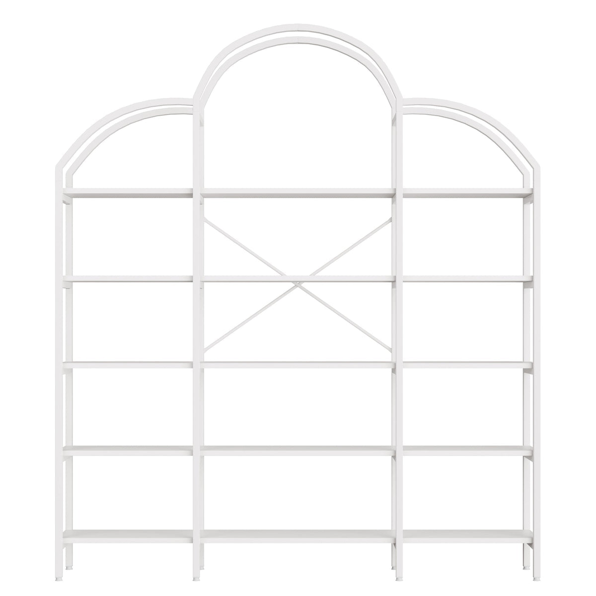 Shelf 170x26x190cm 5-Tier Cloud Shape - White