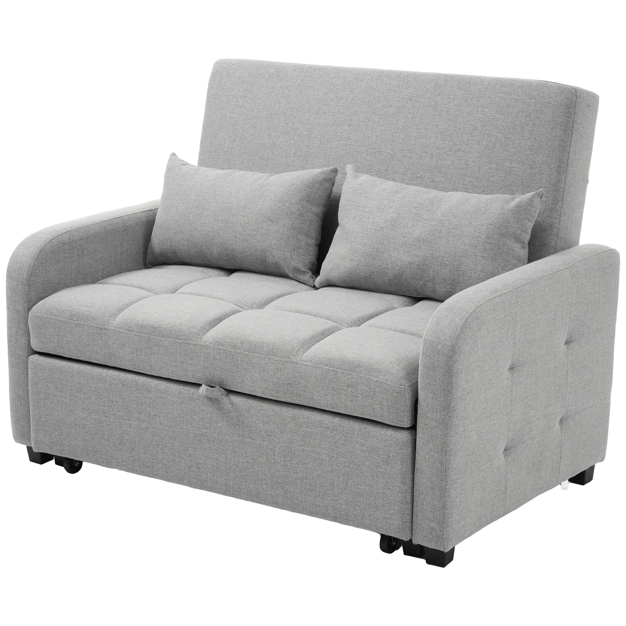 Sofa Bed, Multifunctional Folding Adjustable Backrest 180x127cm
