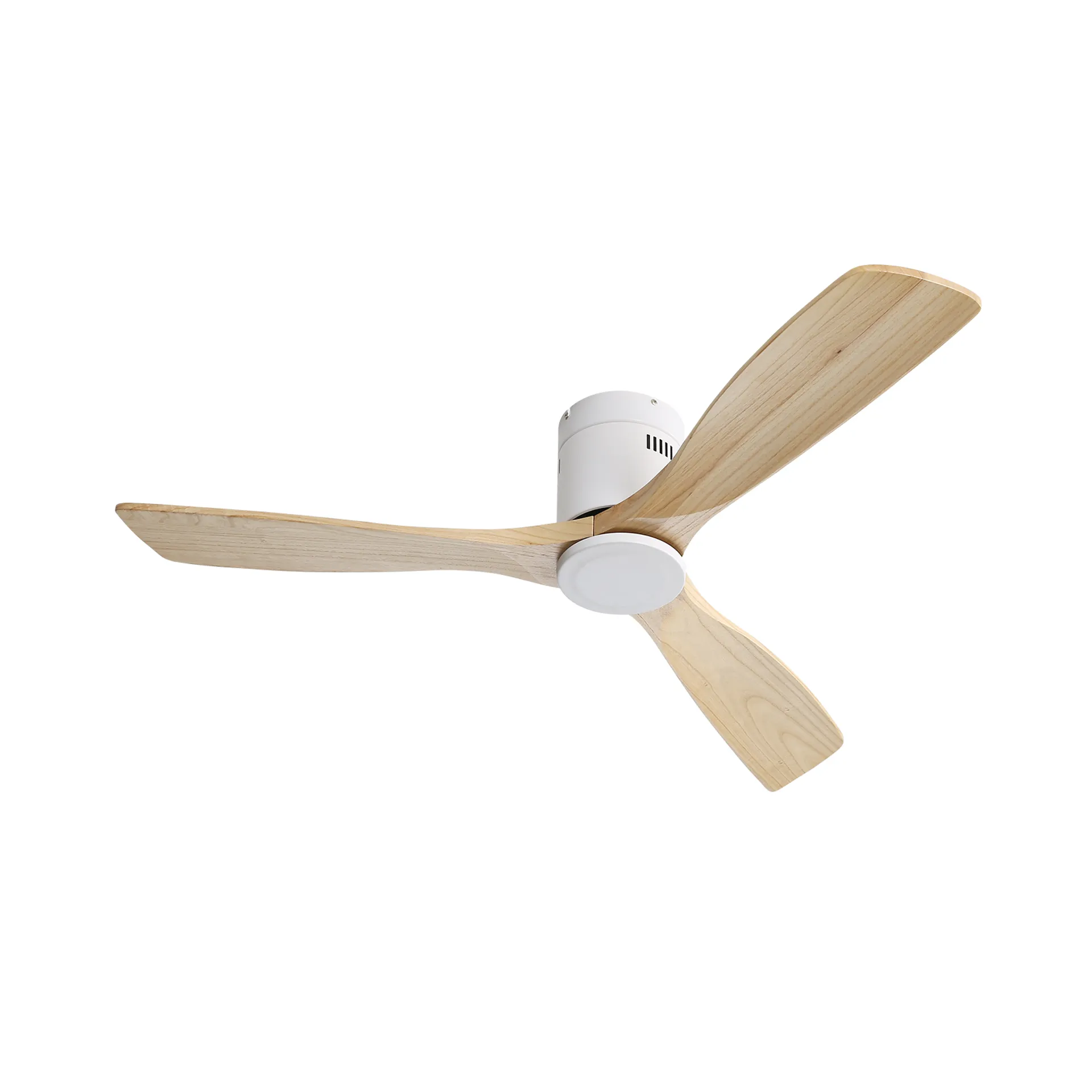 Ceiling Fan 52-Inch, Reversible DC Motor, 3 Solid Wood Blades