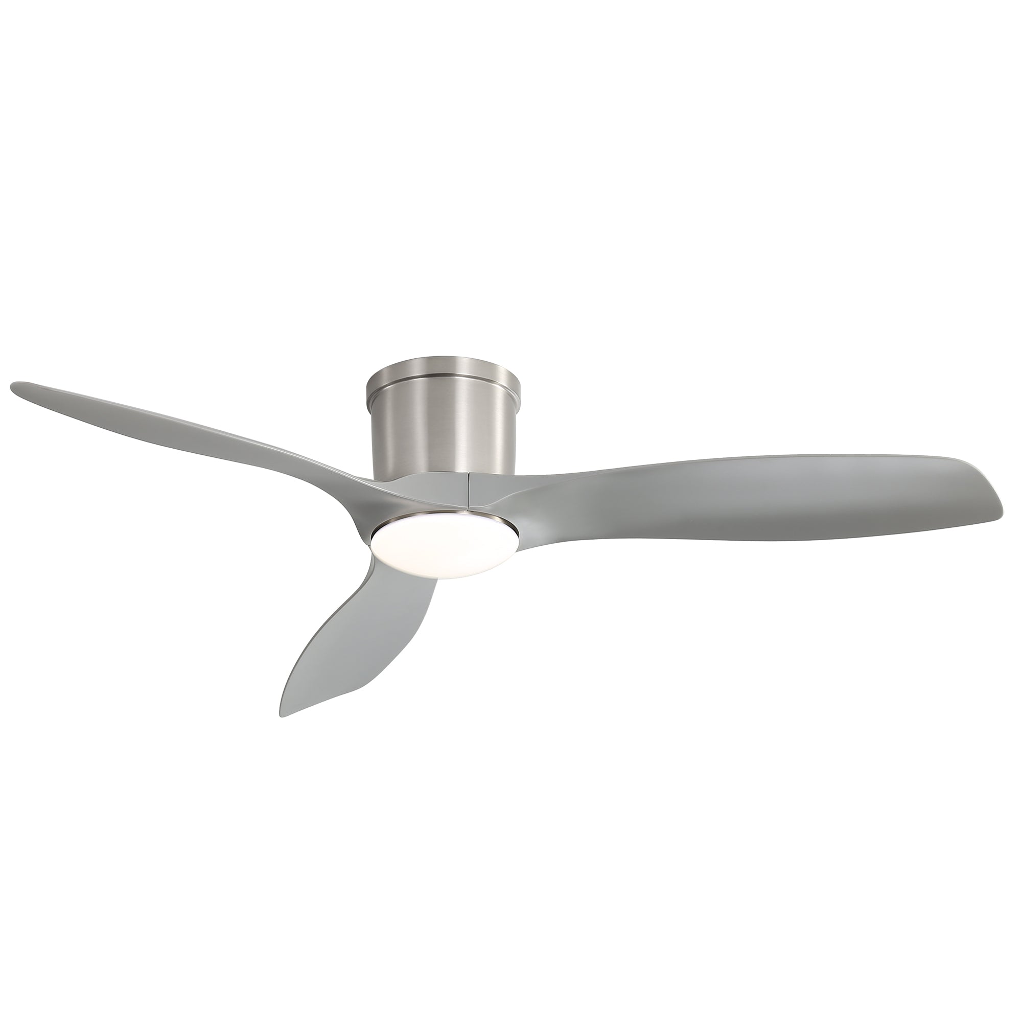 52" Ceiling Fan with LED Light, 18W DC Motor, 3-Color Dimming & Timer