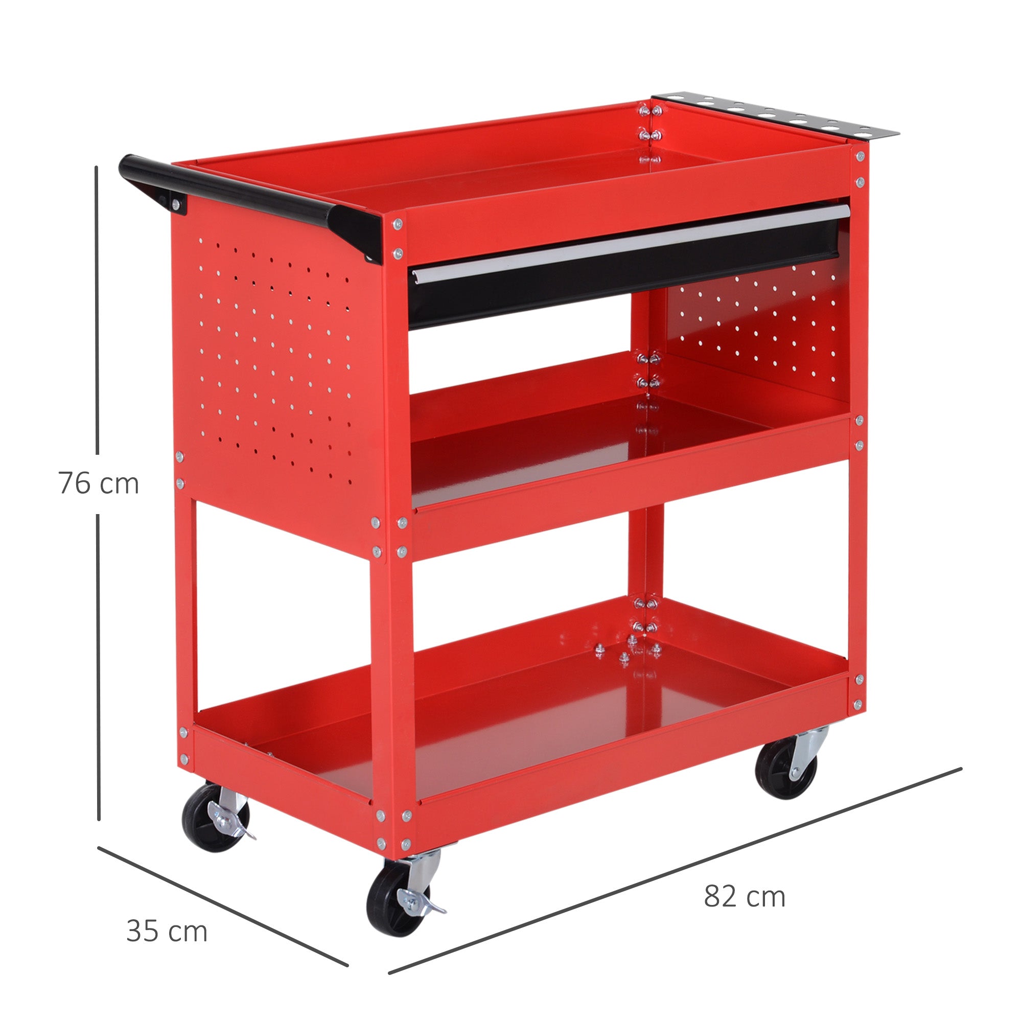 garden bench 60 kg load capacity, weatherproof and stable, red