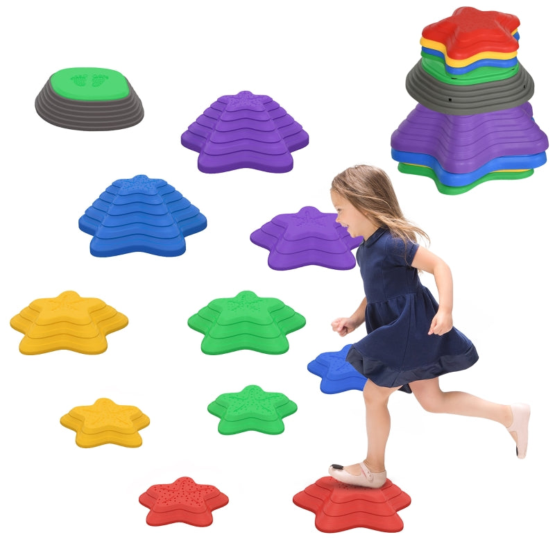 ZONEKIZ River Stones, Balance Stepping Stacking Game, Non-Slip, up to 80 kg