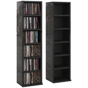 CD Storage Units Set of Two 102 Capacity High Gloss Black