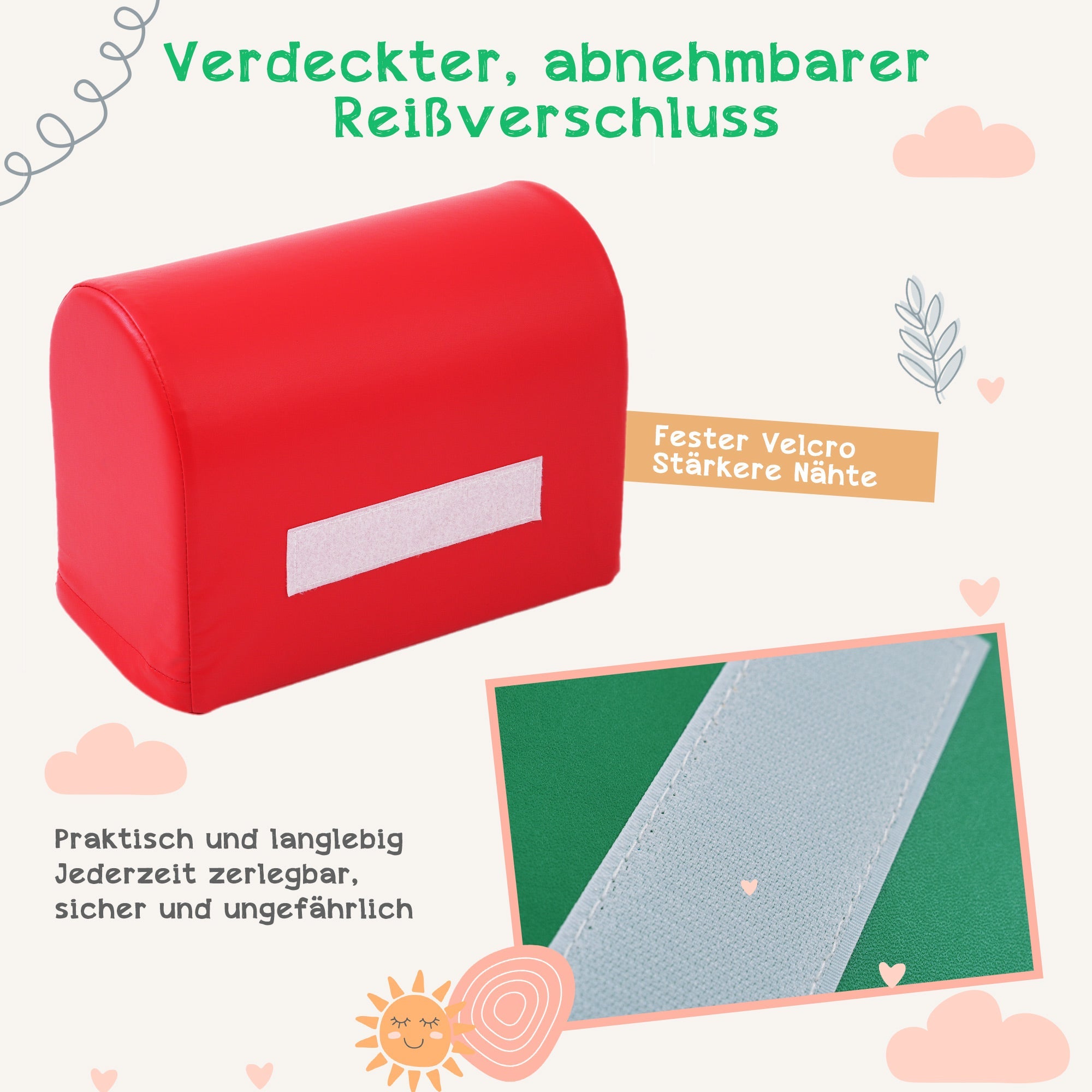 5-in-1 Giant Soft Foam Building Blocks for Kids, Colorful