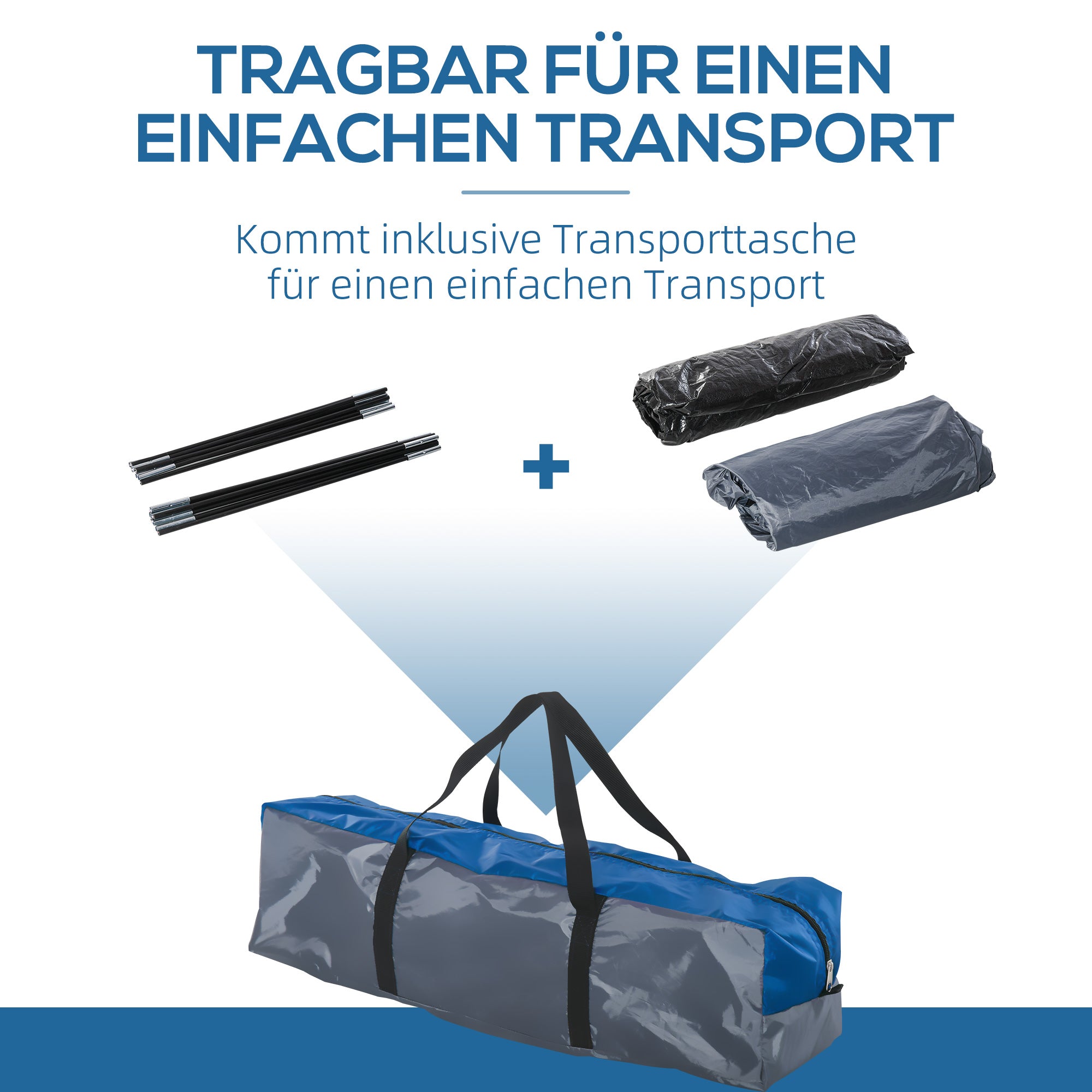 Kuppelzelt, Outdoor-Iglu, 4 Personen, 4 Jahreszeiten, wasserdicht, doppelwandig
