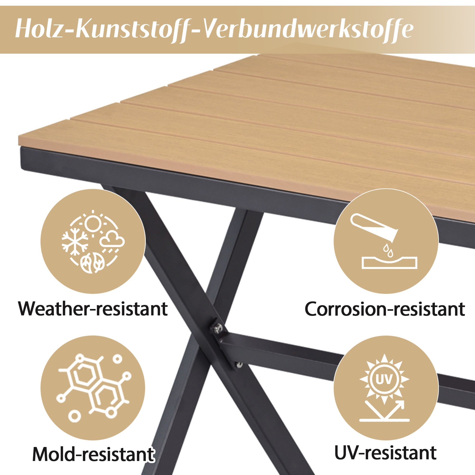 Garden Dining Furniture Set with Corner Sofa, 2 Stools and Table, Grey Galvanized Steel