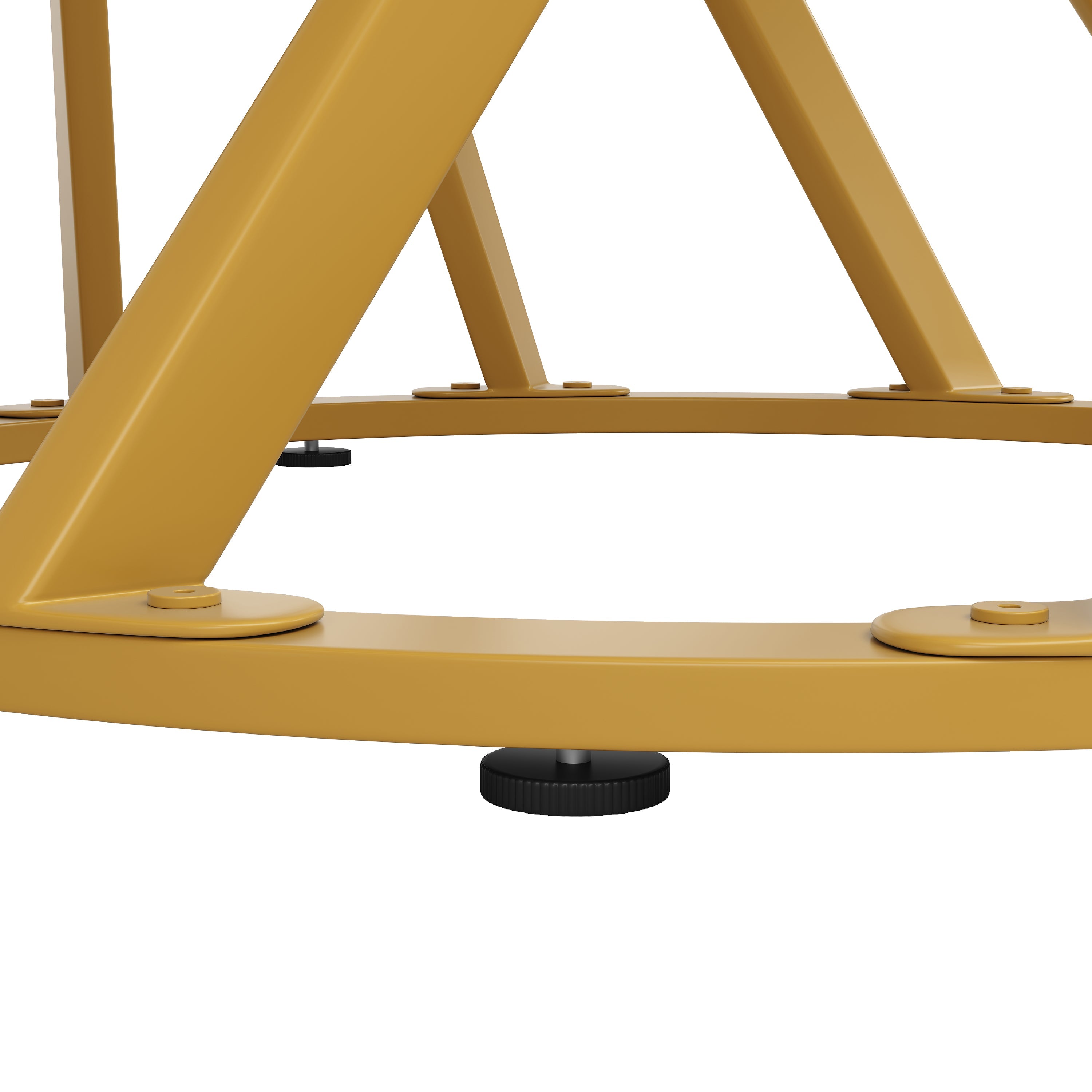 Round Dining Table 80cm for 4 Marbled MDF Top Metal Legs Gold