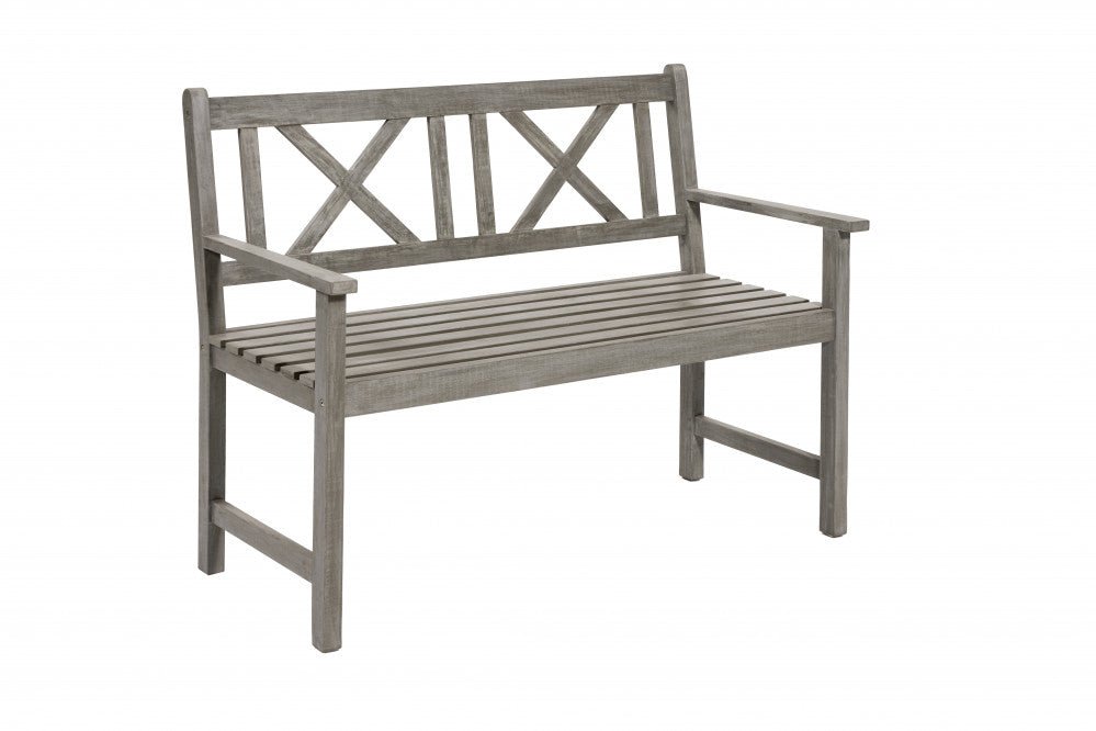 Cambridge Antique Grey Outdoor 2 - Seater Bench - Rathwood Store