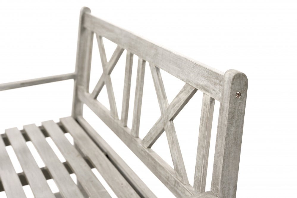 Cambridge Antique Grey Outdoor 2 - Seater Bench - Rathwood Store