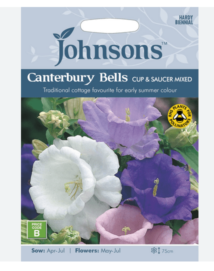 Canterbury Bells - Cup & Saucer Mix - Rathwood Store