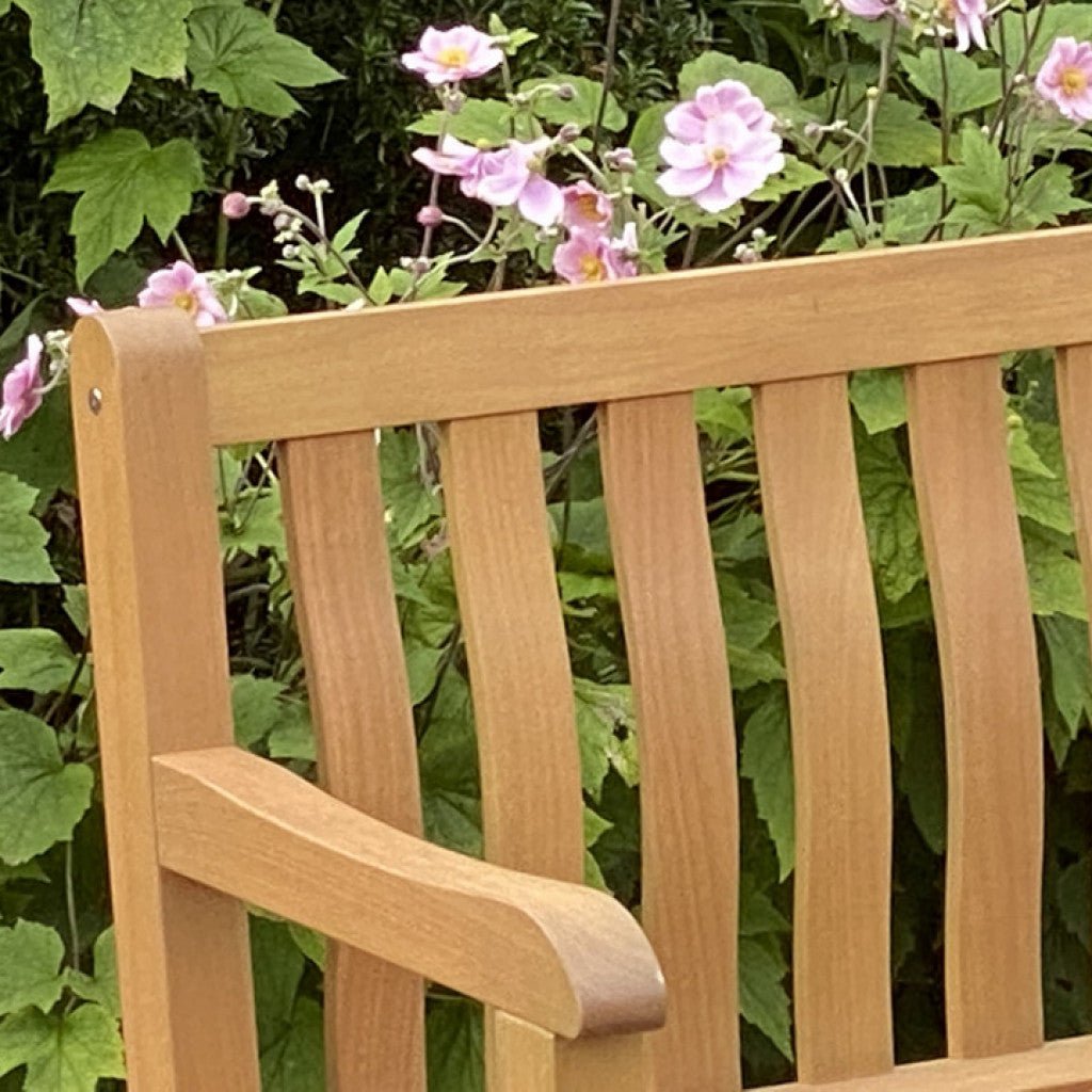 Castlerock - FSC Eucalyptus Grandis Garden Bench (Brown) - Rathwood Store
