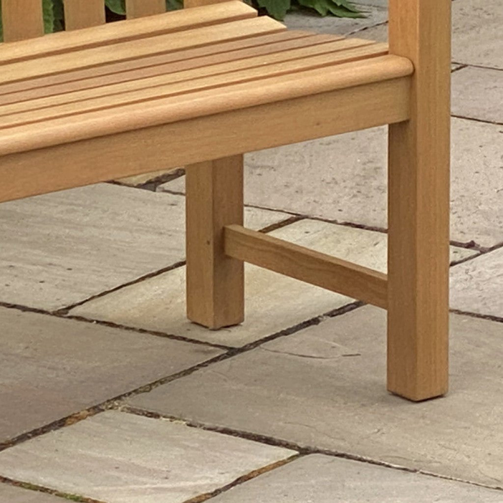 Castlerock - FSC Eucalyptus Grandis Garden Bench (Brown) - Rathwood Store