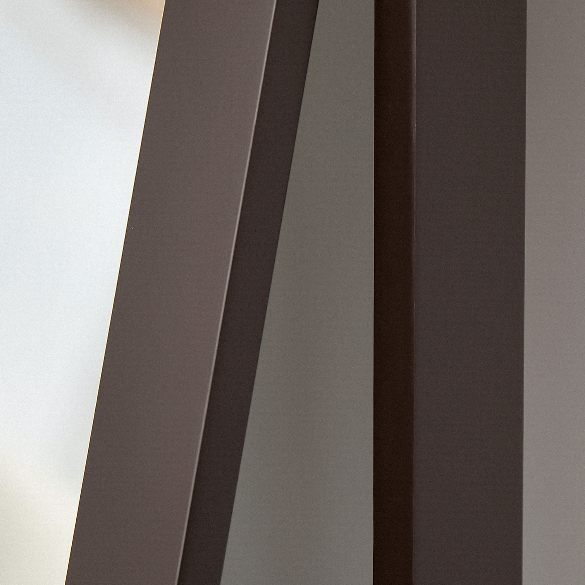 Standing Mirror Full Length Vanity Elevated Feet, MDF Coffee