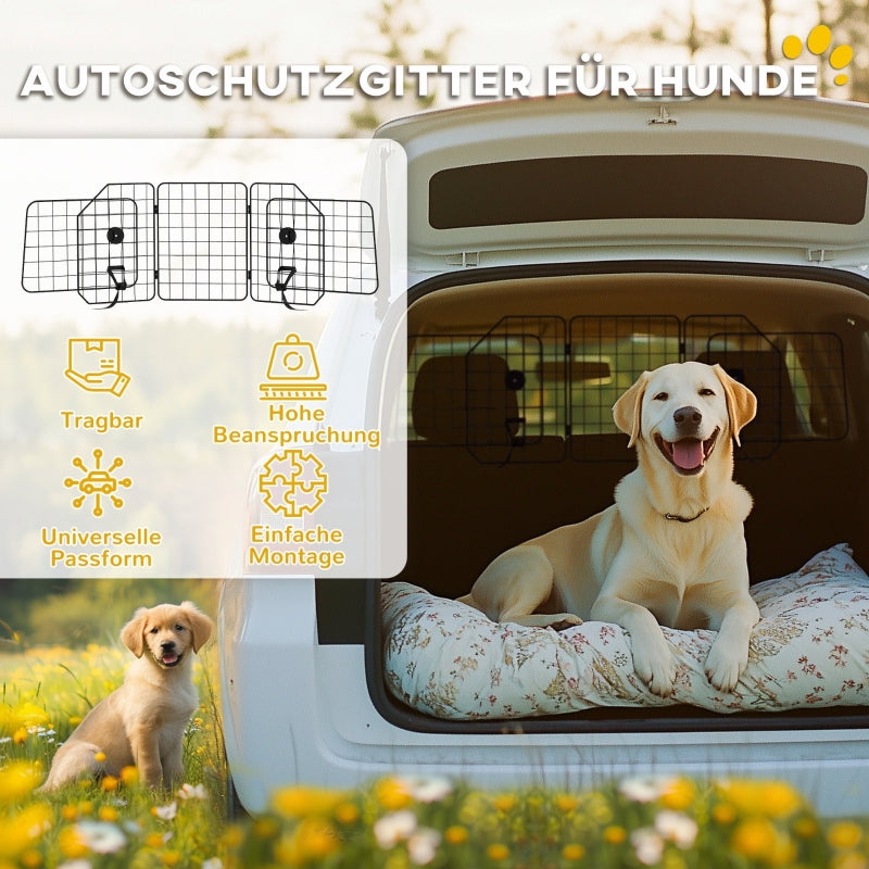 Car Guard, Adjustable Foldable Easy Installation, Steel Black