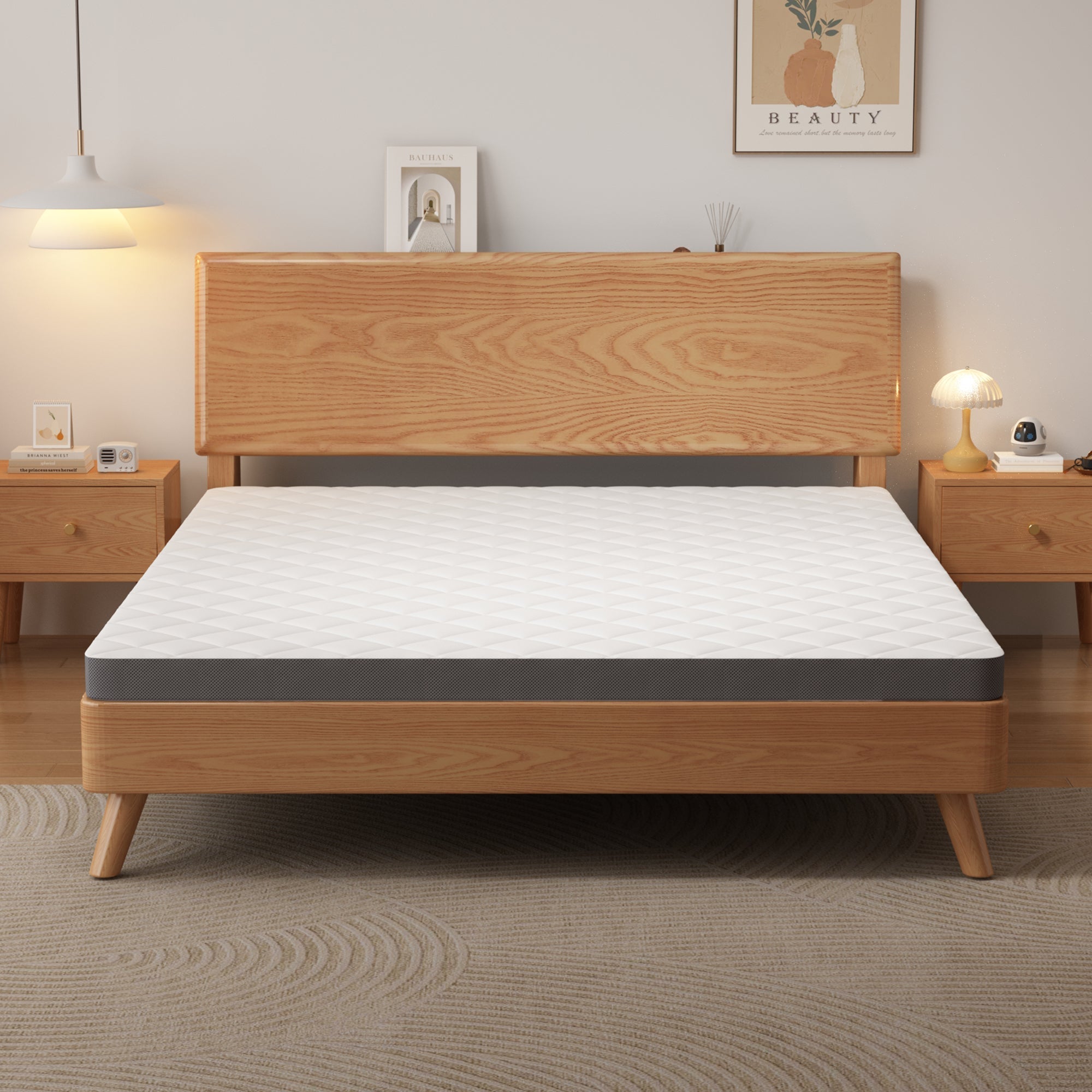 Comfortable Mattress H3, 180x200cm Medium Strength Oeko TEX Certified Foam