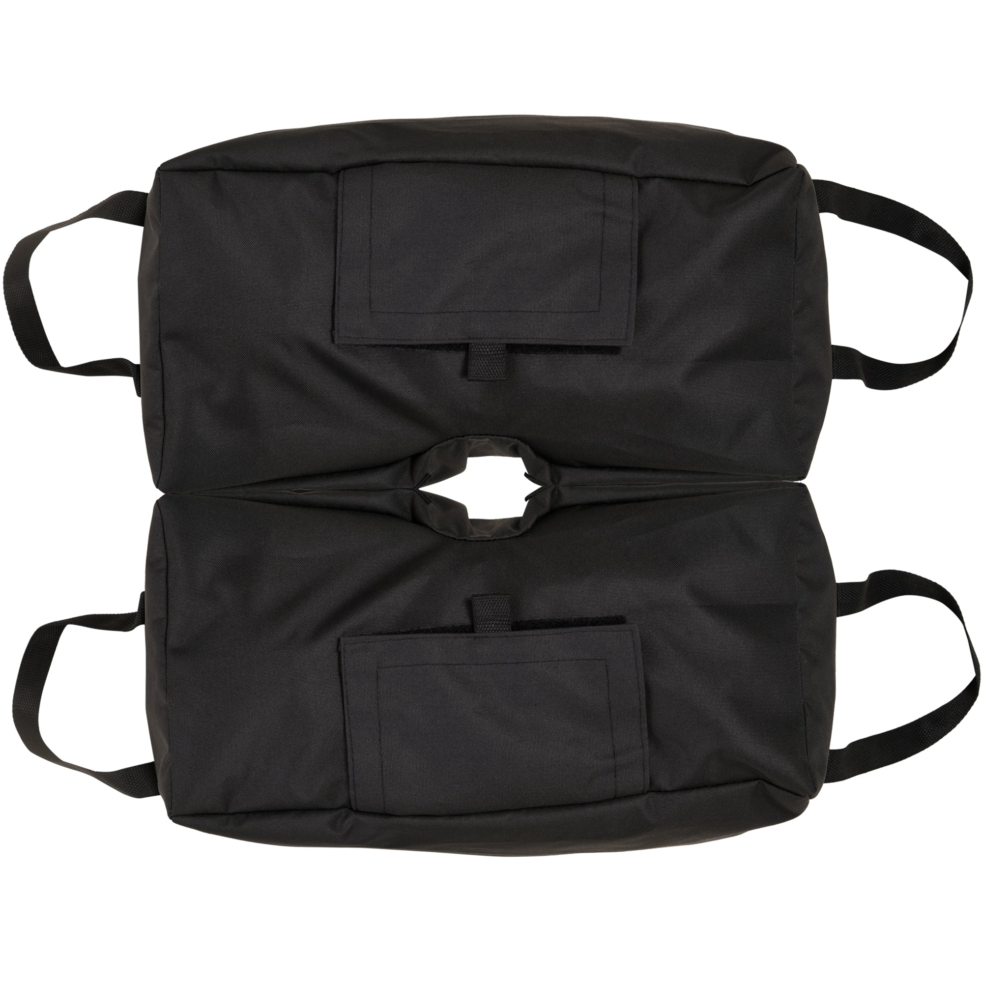 Parasol Stand Sandbag, 2x 50kg Fillable Bags with Shovel, Black