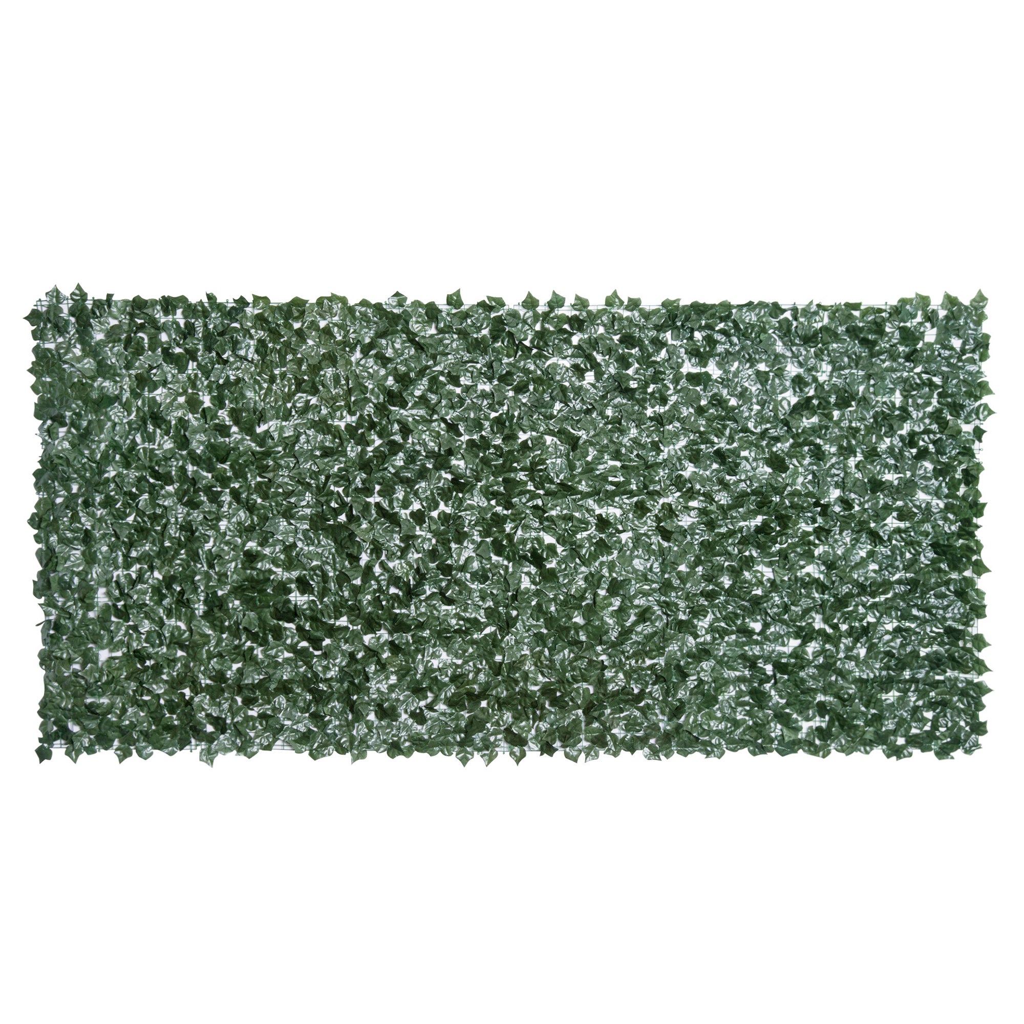 1-Piece Artificial Leaf Hedge Screen Privacy Fence 3M x 1.5M, Dark Green