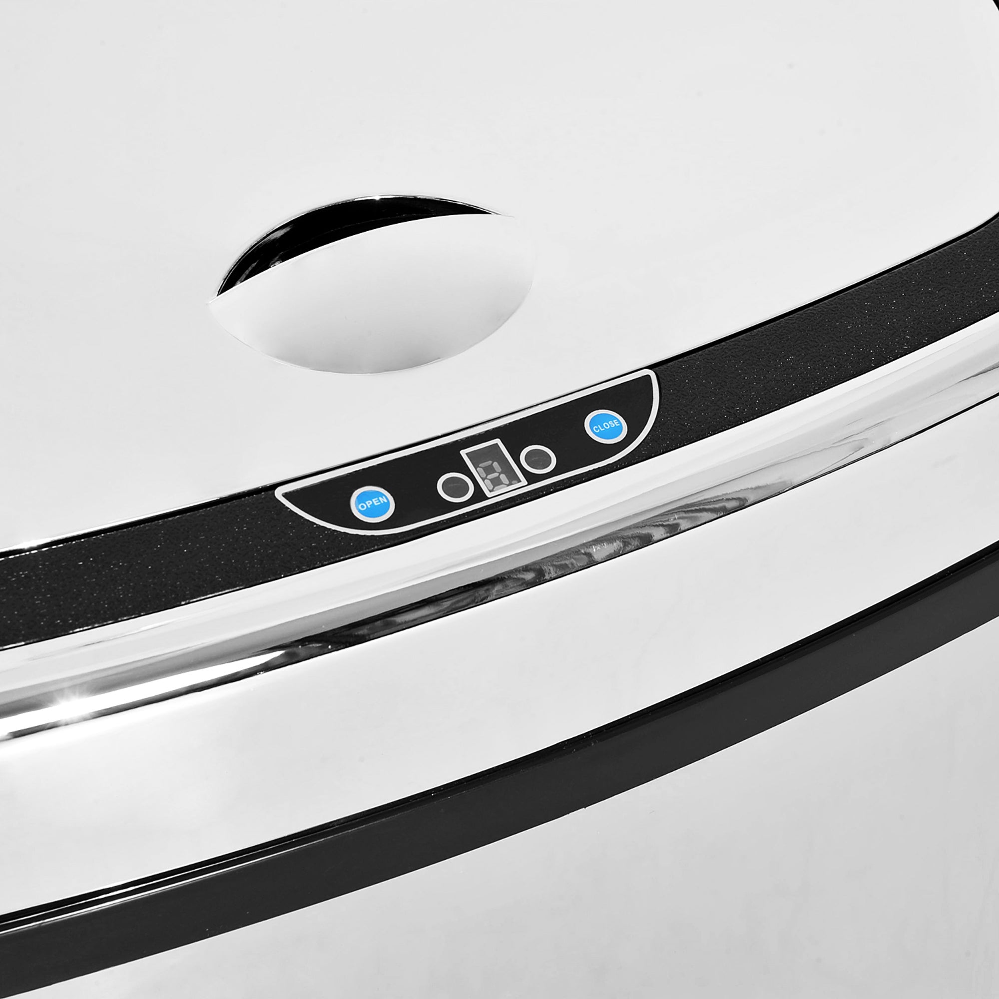Automatic Trash Can Sensor Kitchen 68L, Stainless Steel Silver