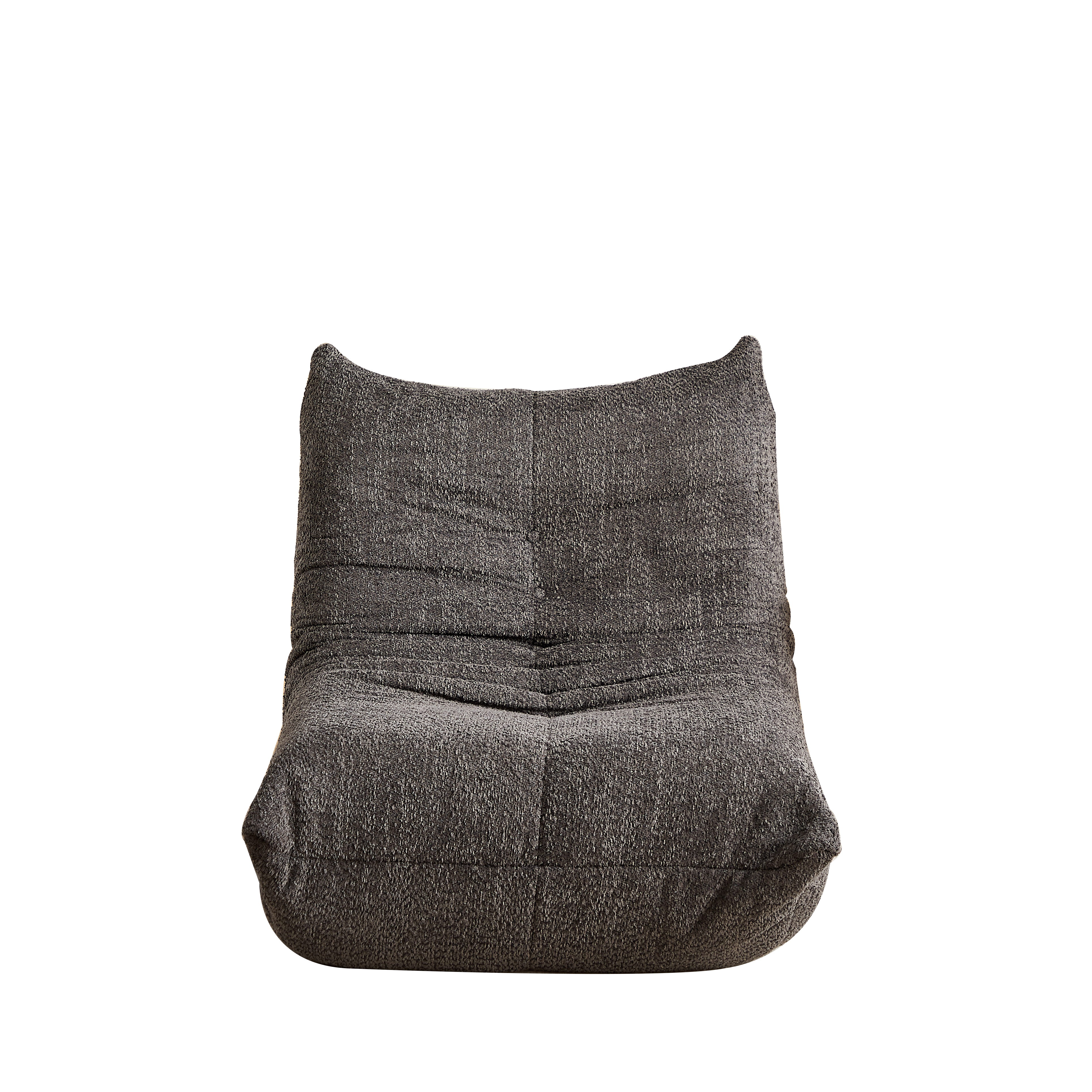 Togo Style Floor Lounge Chair Memory Foam - Chenille