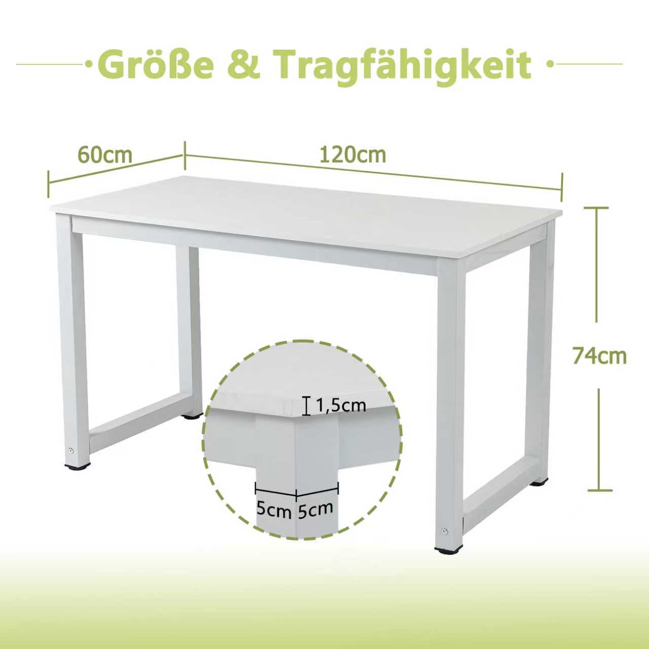 Computer Desk - White