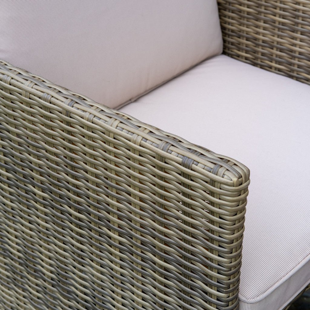 Chester - 4 Seat Cube Set with Square Table (Natural) - Rathwood Store