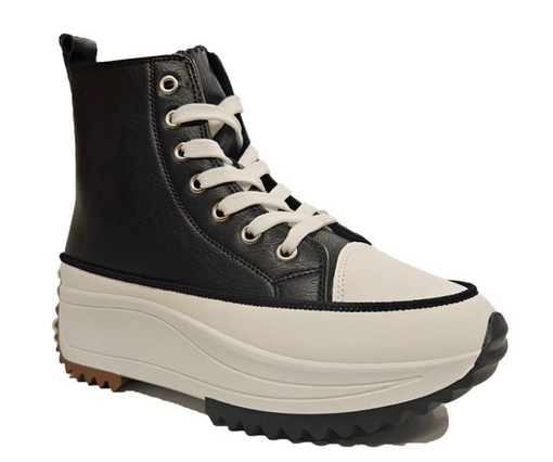 Chilli Platform Sole Trainer - BLACK - Rathwood Store